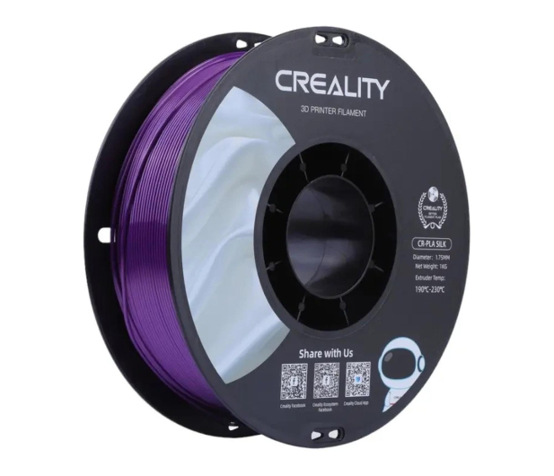 CREALITY Filament CR-Silk PLA  (Fioletowy) - 1340705 - zdjęcie